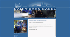 Desktop Screenshot of dampfbahn-basel.ch