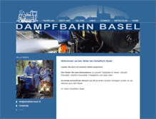 Tablet Screenshot of dampfbahn-basel.ch